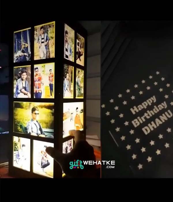 Customized multi photos night lamp