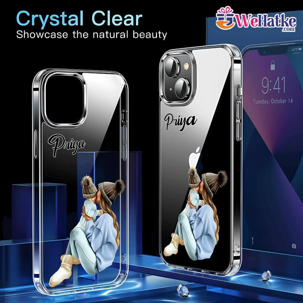 Customized Back Case For Mom And Baby