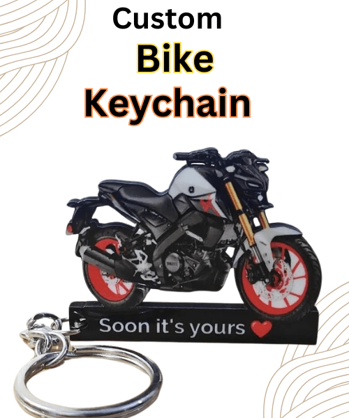 Custom Bike keychain