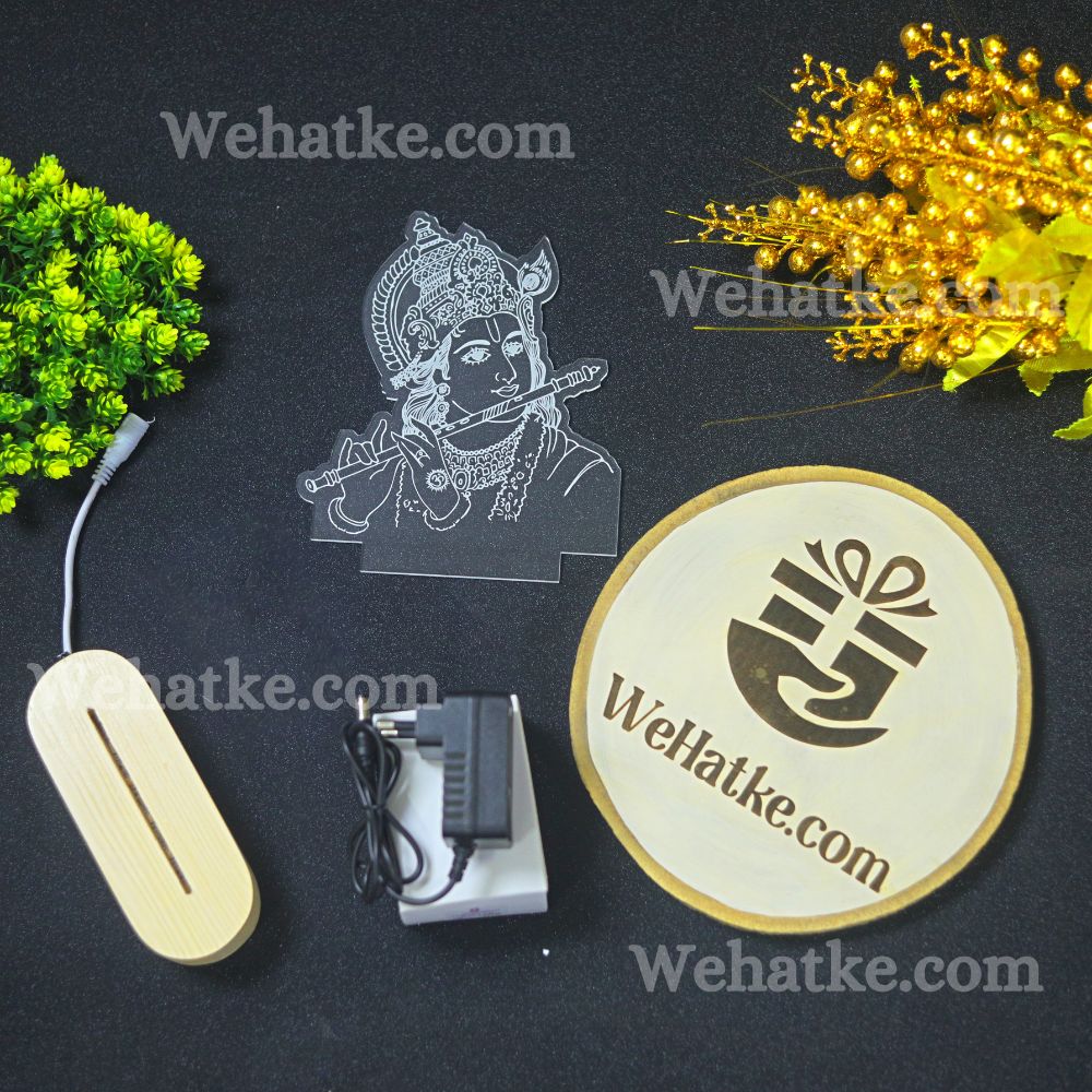 Krishna Ji 3D illusion LED Lamp
