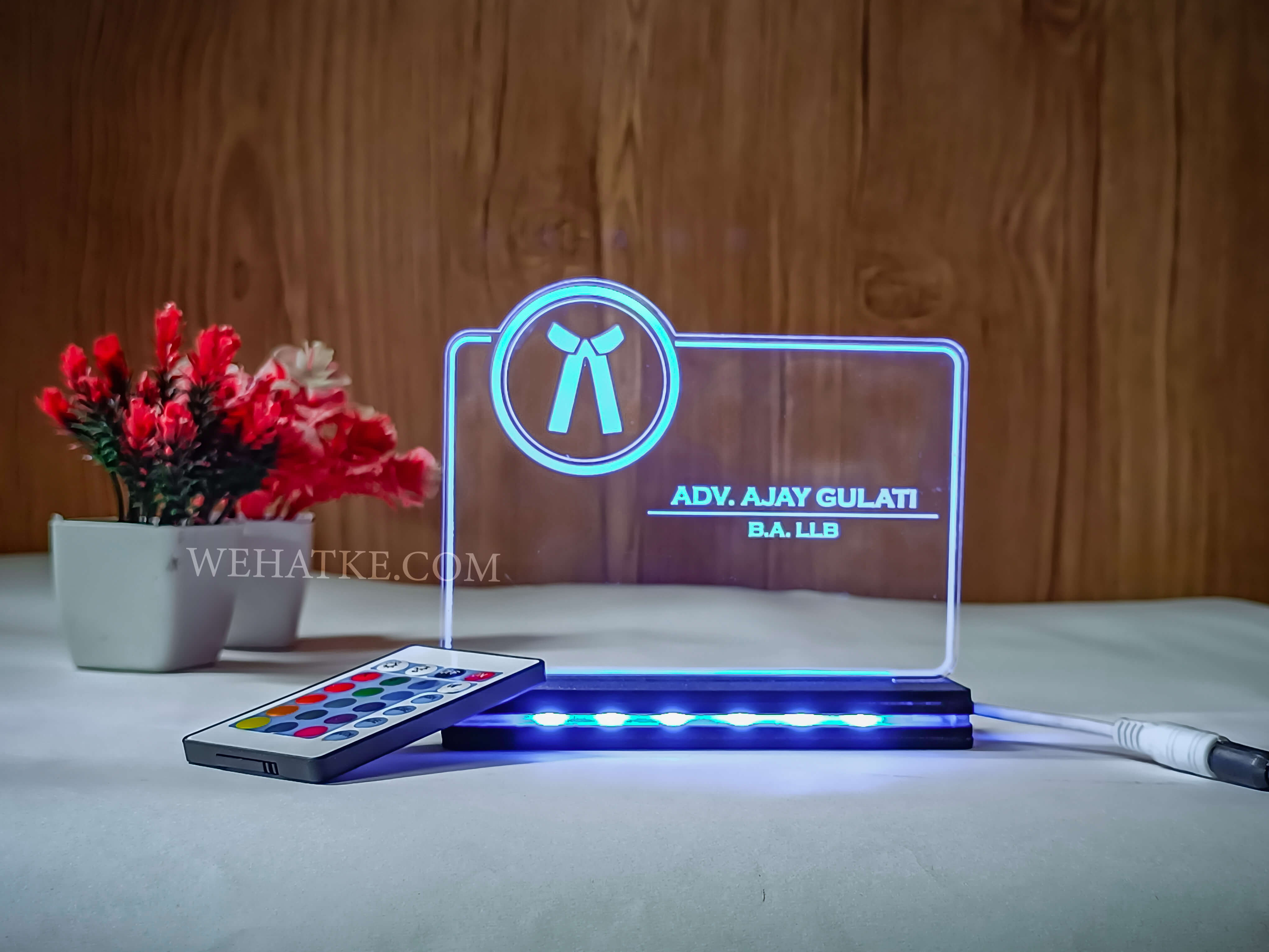 Customized 3D illusion lamp for Lawyers & advocates