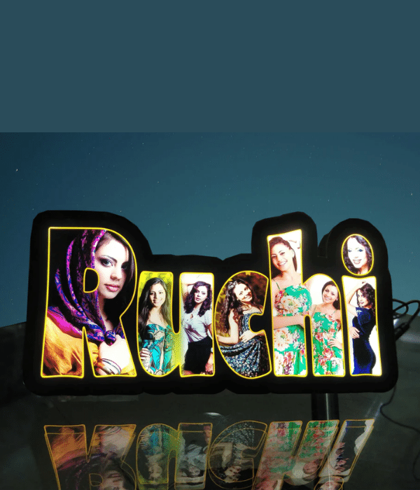 Customized Name Board  led frame with photos
