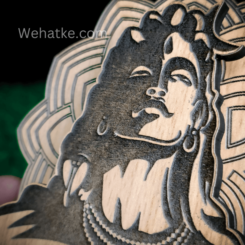 Lord Shiva Car Accessories MDF