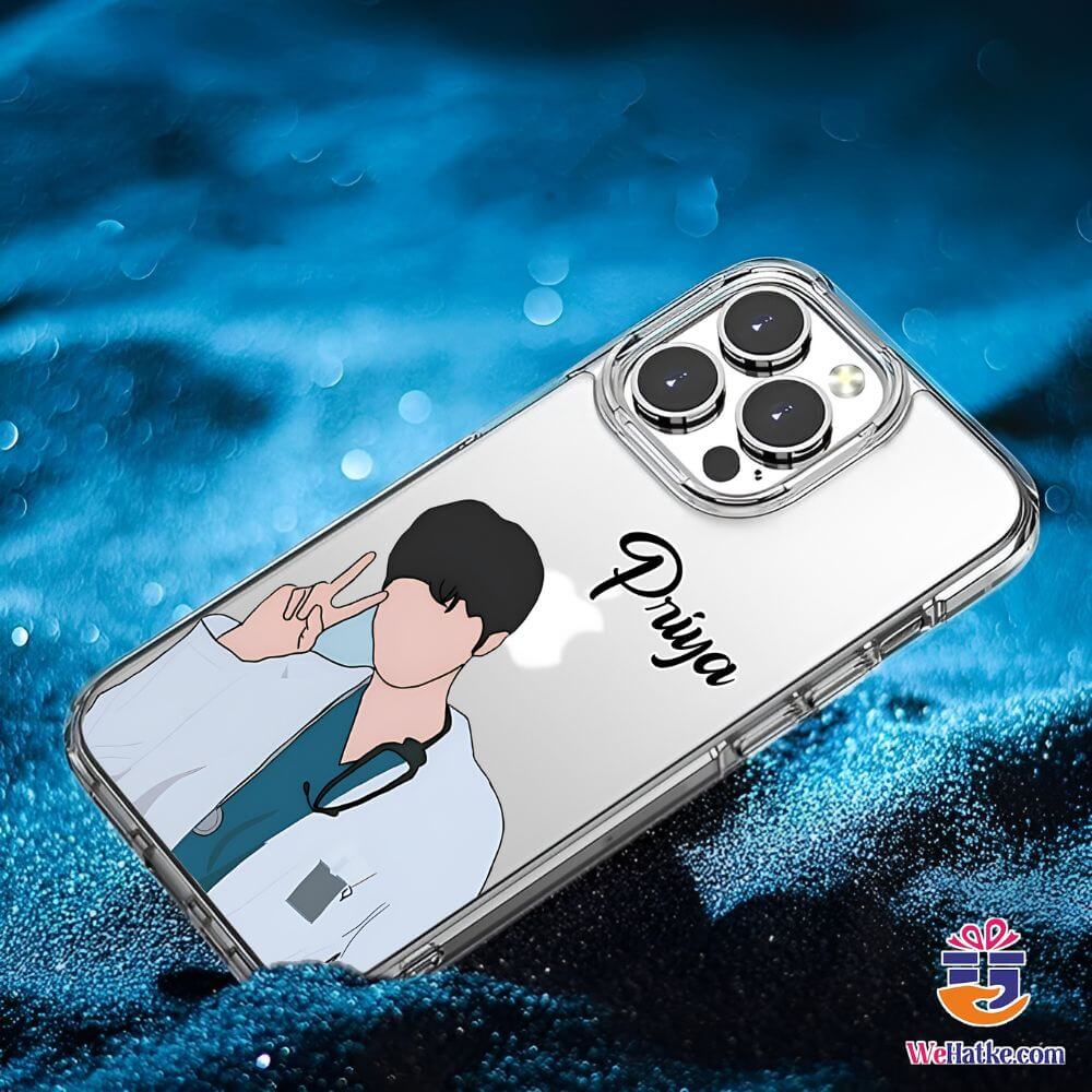 Customized Back Case For Handsome Boy Doctor