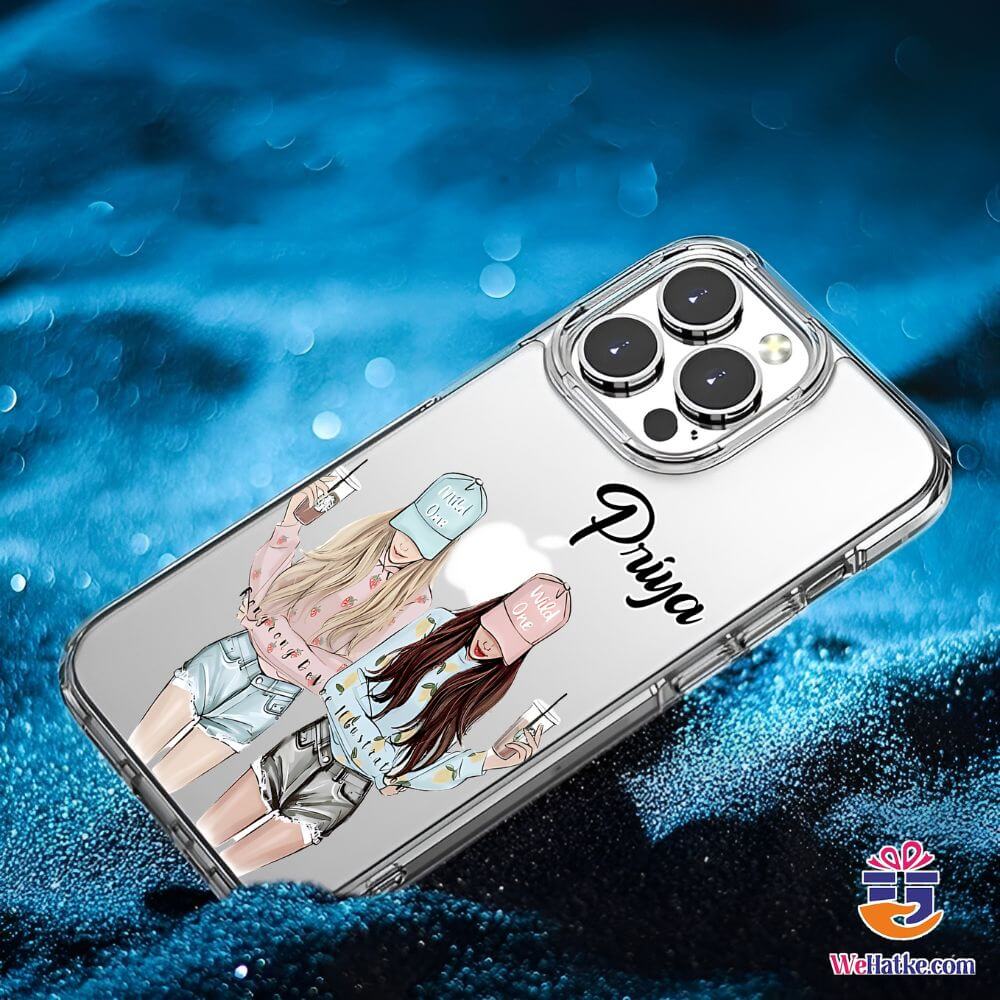 Customized Back Case For Besties With Starbucks Coffee