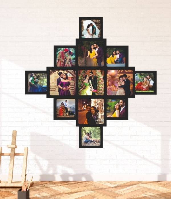 Customized Collage Frame for Family with 13 Photos