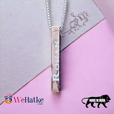 Personalized Name Engrave Metal Necklace
