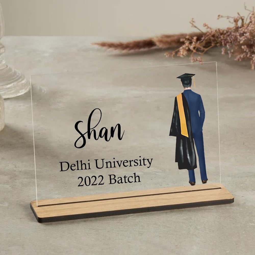 Customized Graduation Plaque For Boys