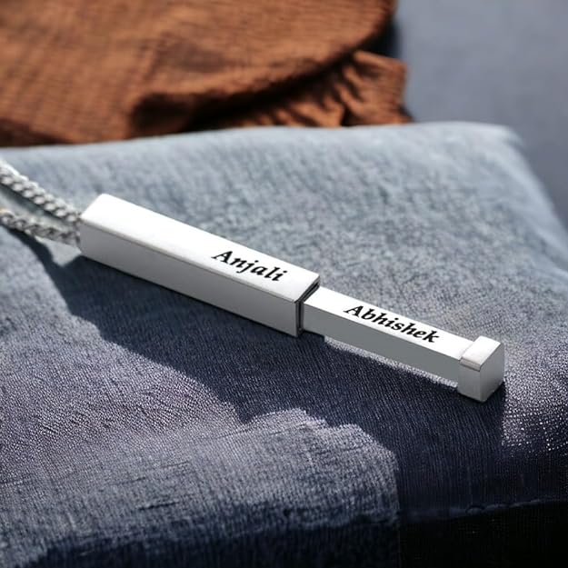 Personalized Name Necklace For Couple