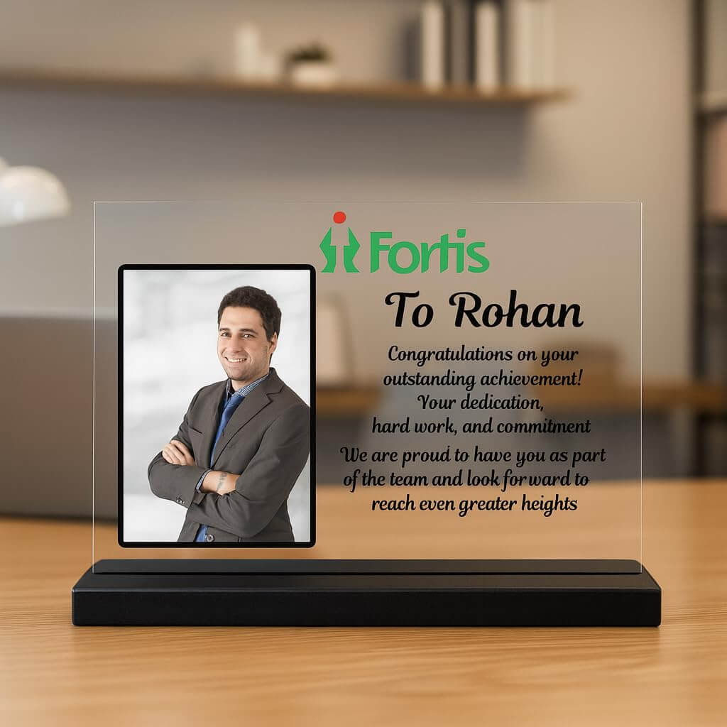 Personalized Corporate Acrylic Plaque