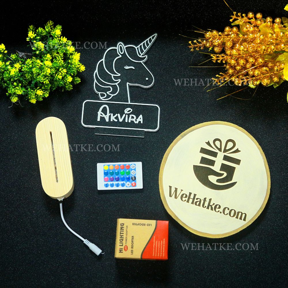 Customized Unicorn night lamp for kids