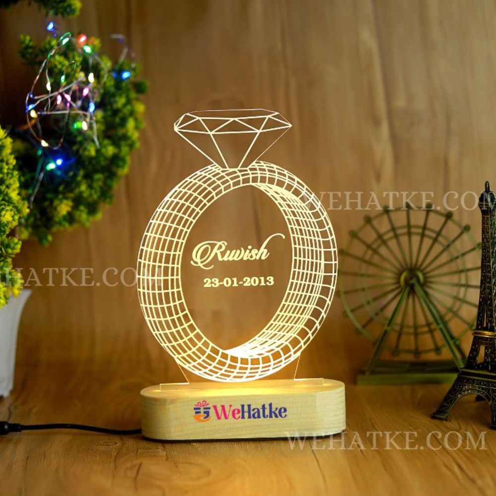 Customized 3D Ring illusion lamp