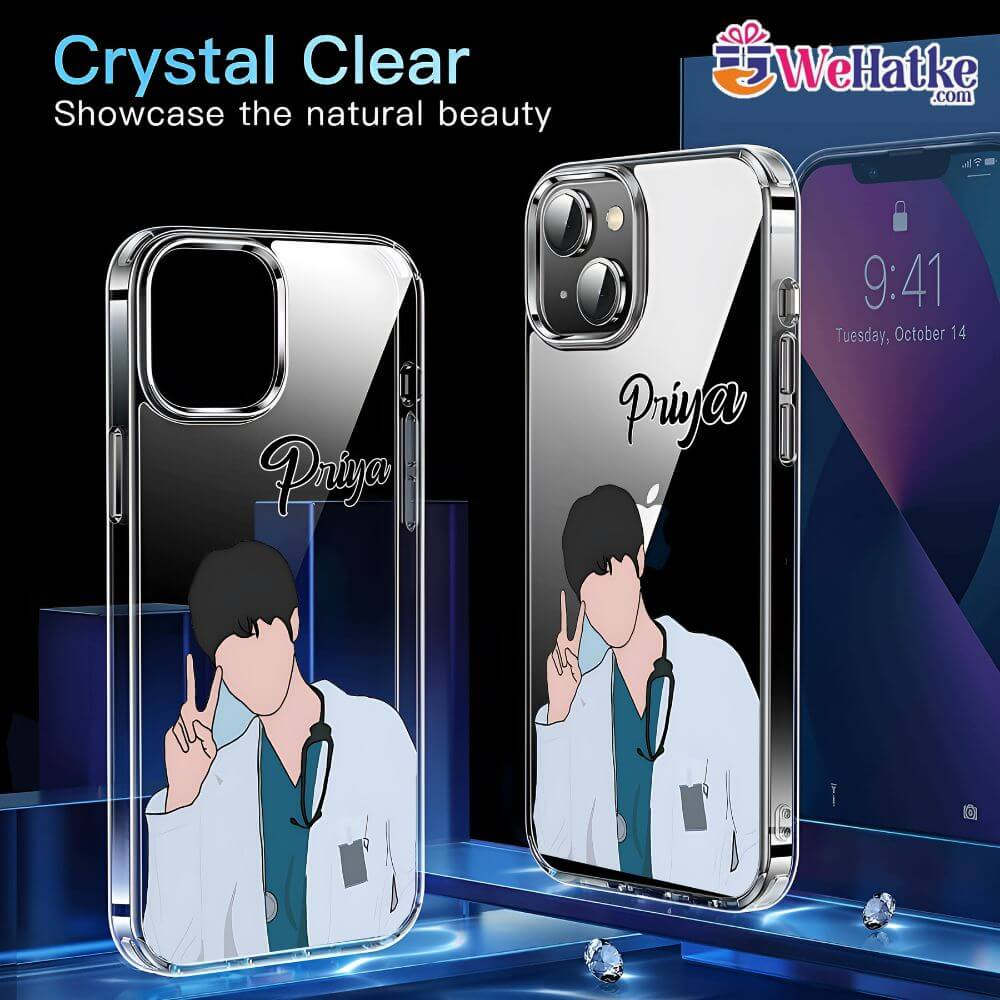 Customized Back Case For Handsome Boy Doctor