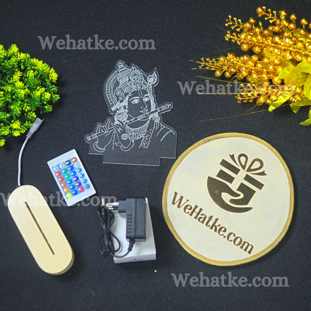 Krishna Ji 3D illusion LED Lamp