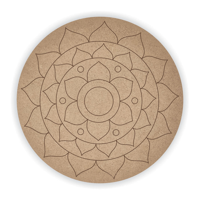 MDF Pre Marked Mandala