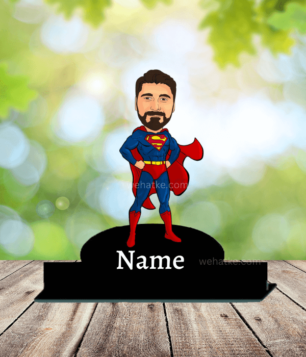 Customized superman caricature 2