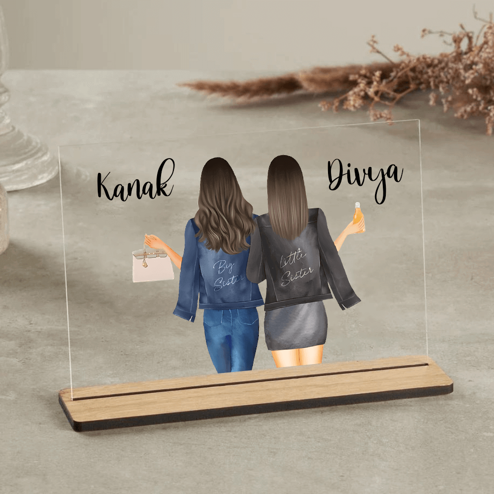 Customized table Top Plaque For Bestie