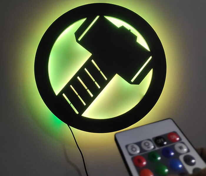 Customized Thor Wall Hanging Led Frame