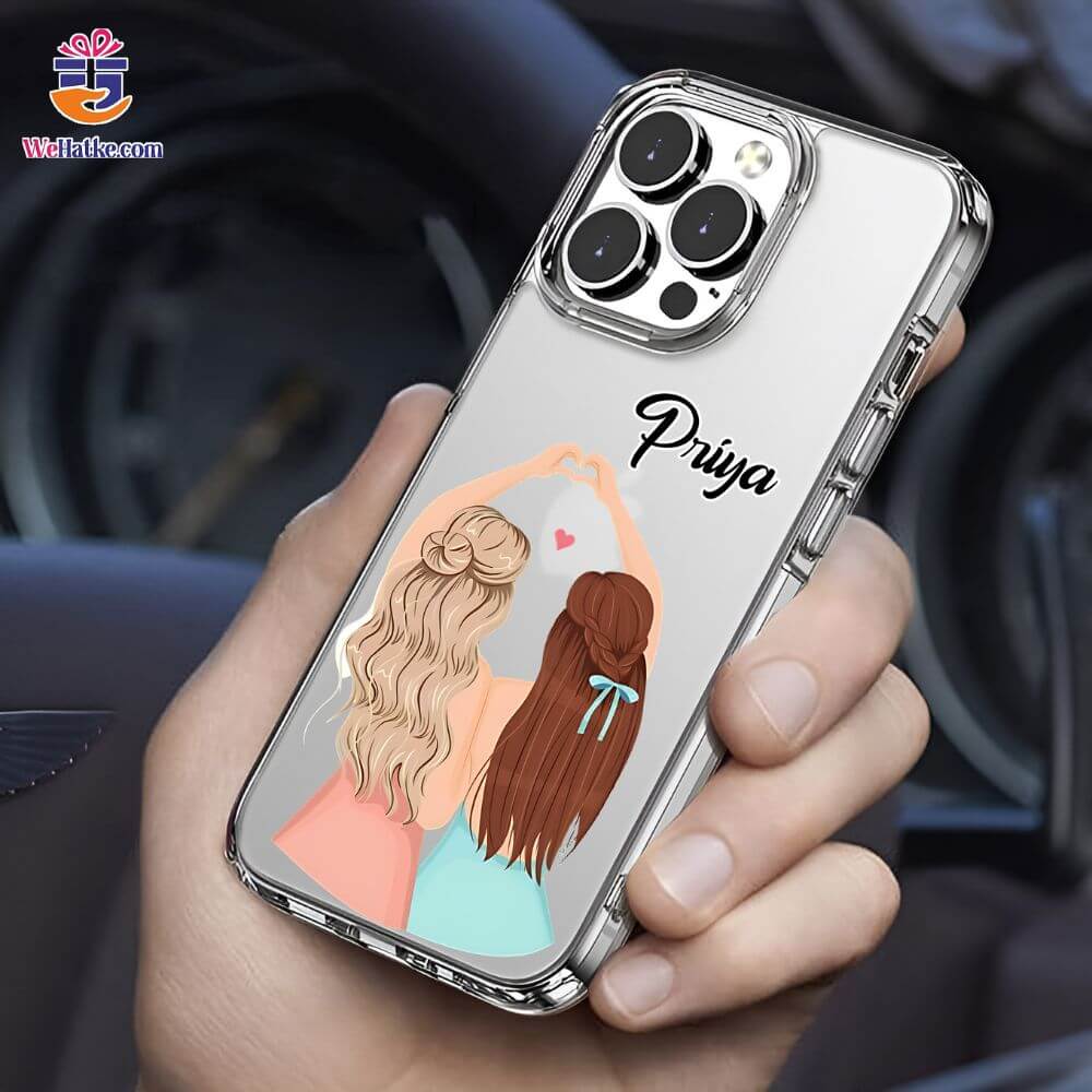 Customized Back Case For Girl Besties/Best friend