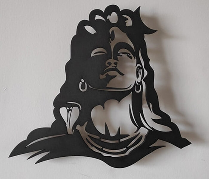 Shiv Ji  (Mahakal) Wall Hanging Led Frame