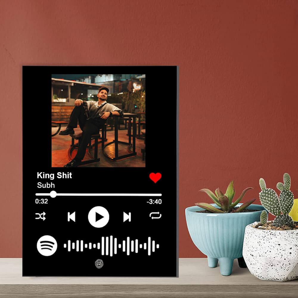 Black Spotify Plaque For Brother