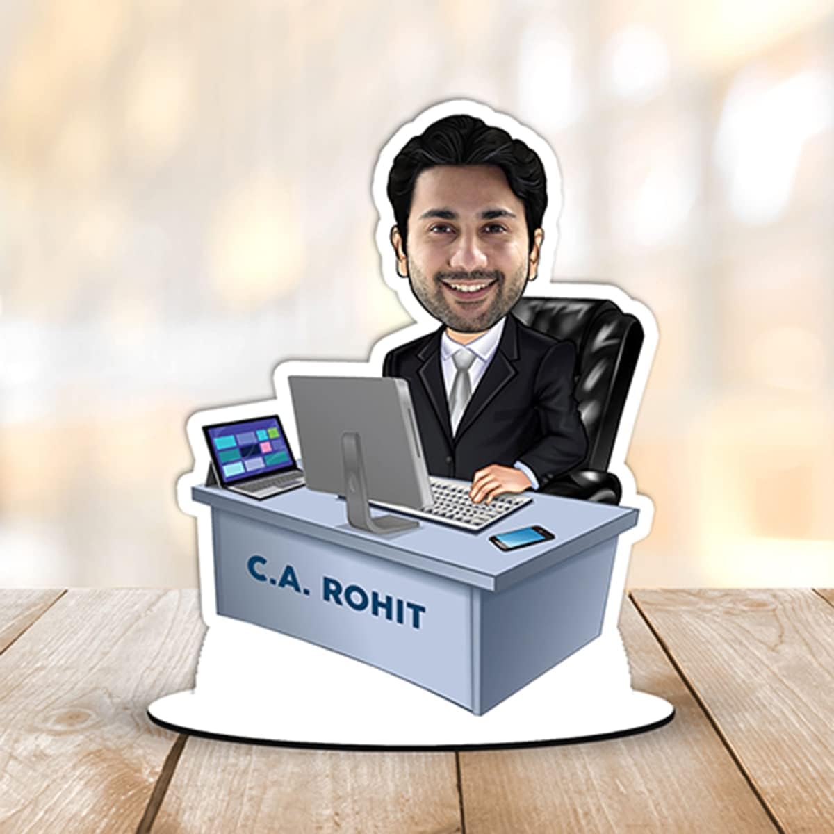 Customized Caricature Gift For CA Chartered Accountant