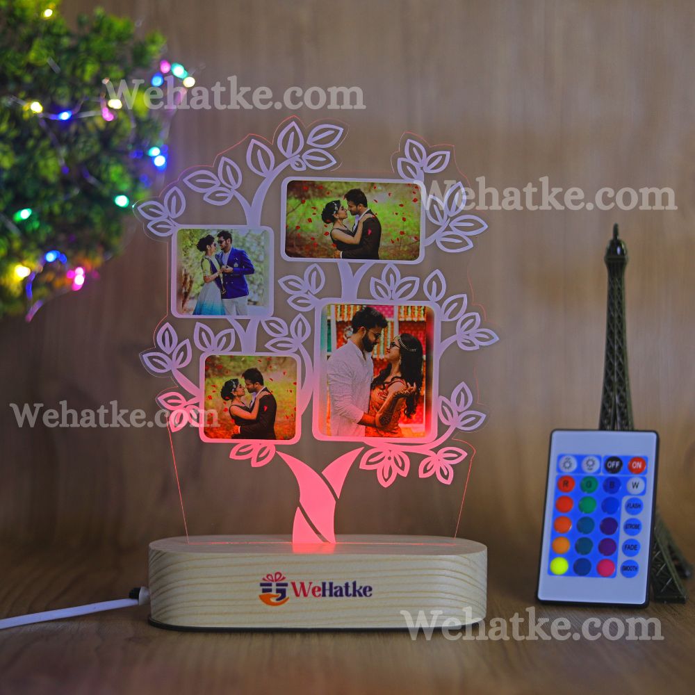 Customized LED Acrylic Tree Frame with  Photo