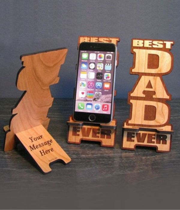 Customized Mobile stand cut out design