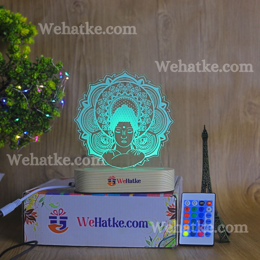 Buddha 3D Illusion Lamp