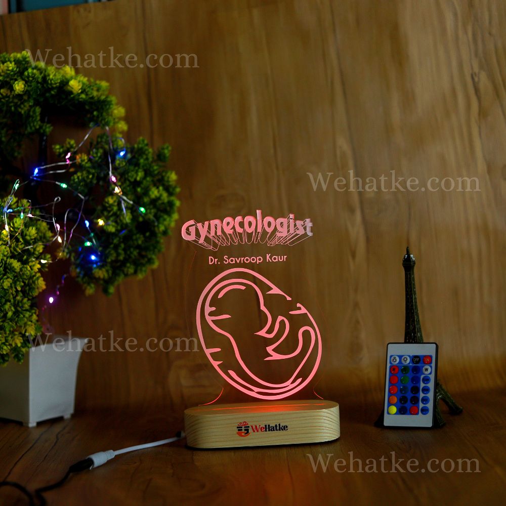 Customized 3D Gynecologist Doctor Led Lamp,