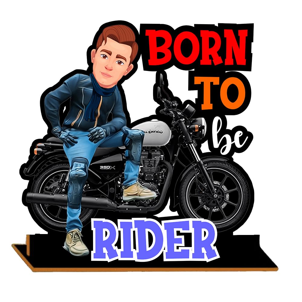 Biker-Themed Tabletop Stand