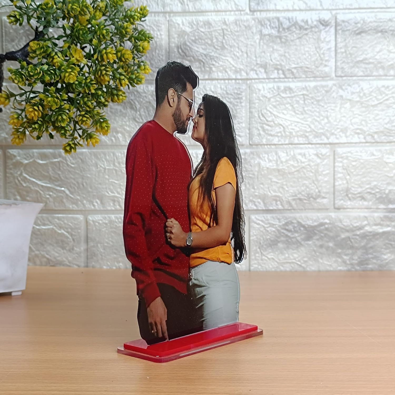 Personalized Couple Photo Table Standee