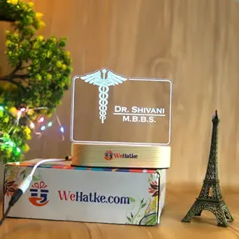 Customized 3D illusion lamp for doctor