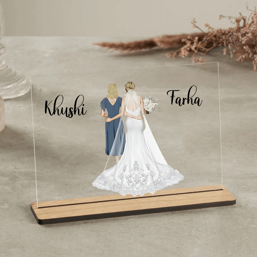 Customized table Top Plaque For Bestie