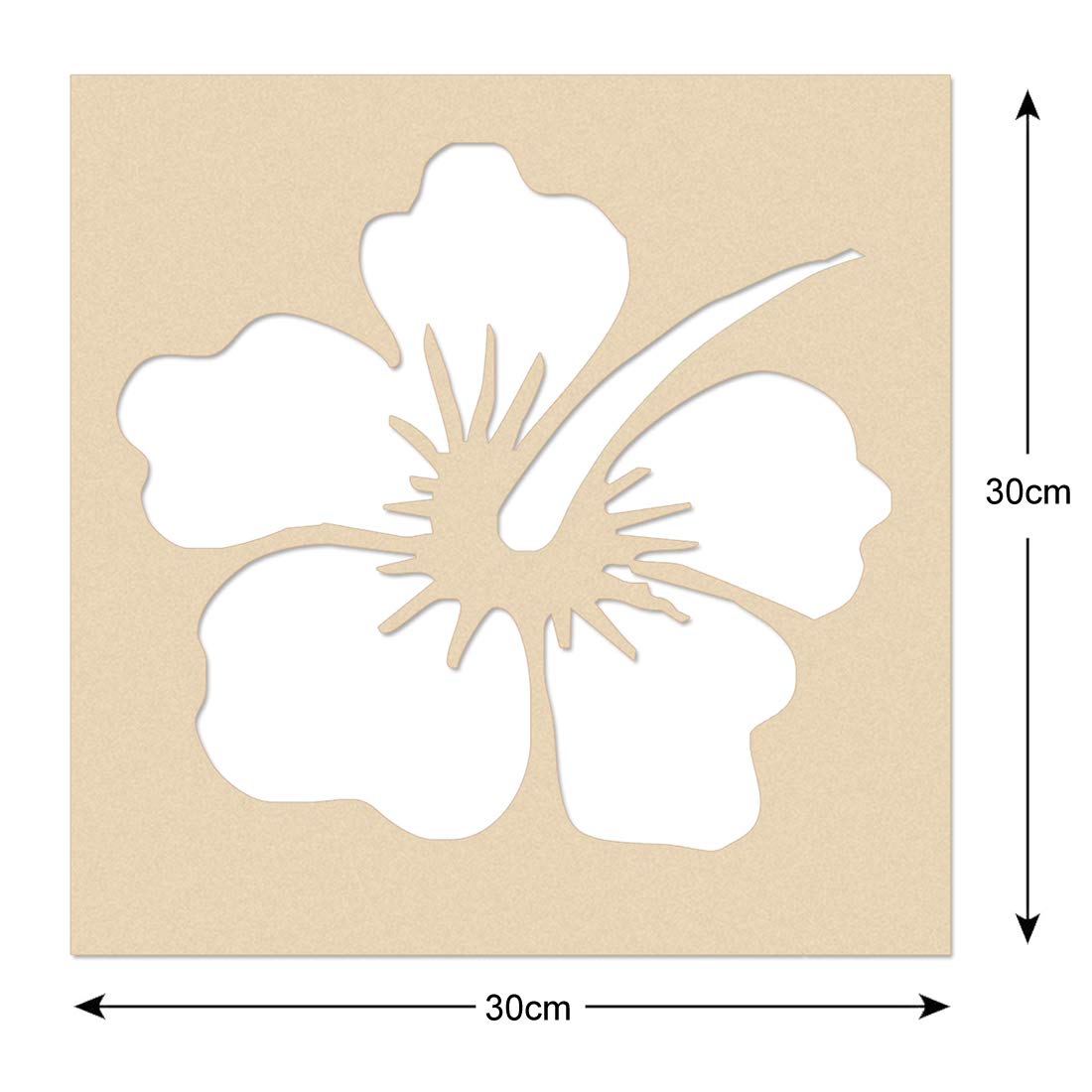 Flower Design Rangoli Stencil for Diwali