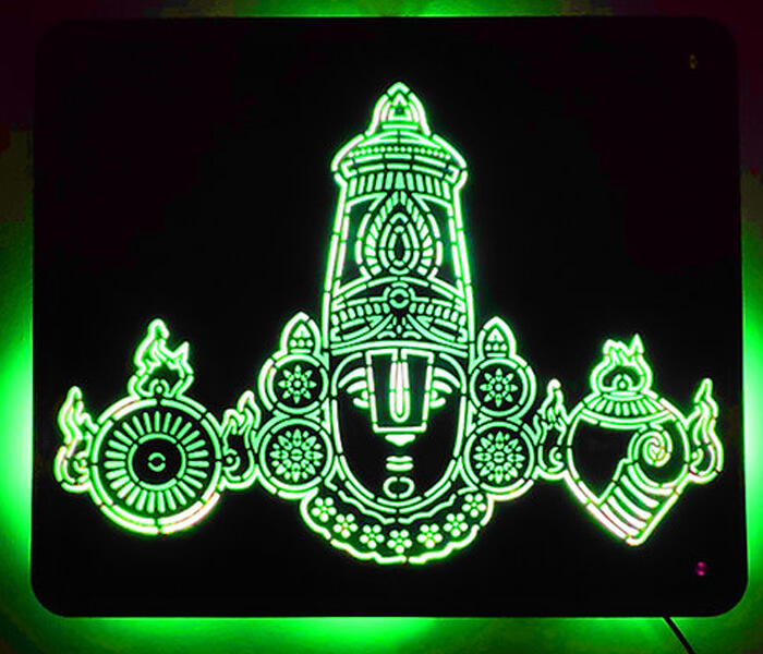 Customized Balaji Wall Hanging Led Frame