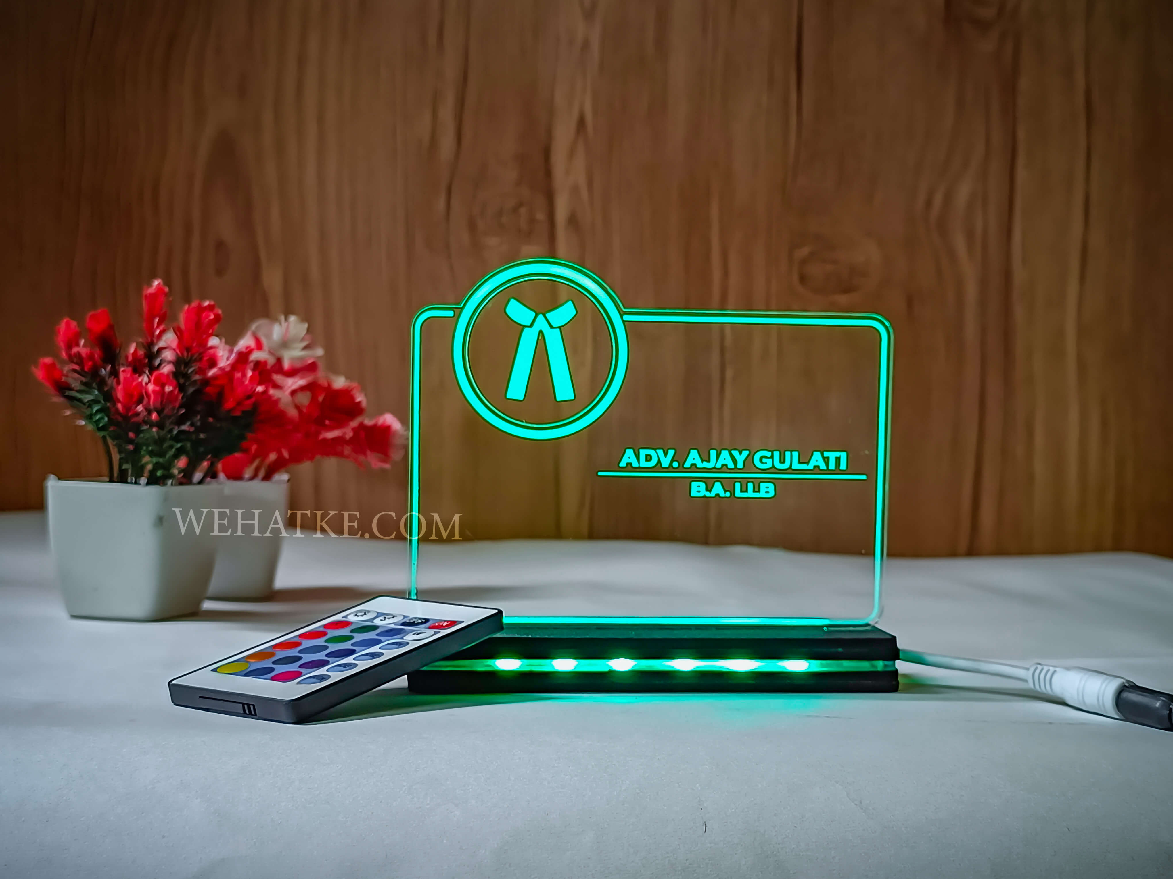 Customized 3D illusion lamp for Lawyers & advocates