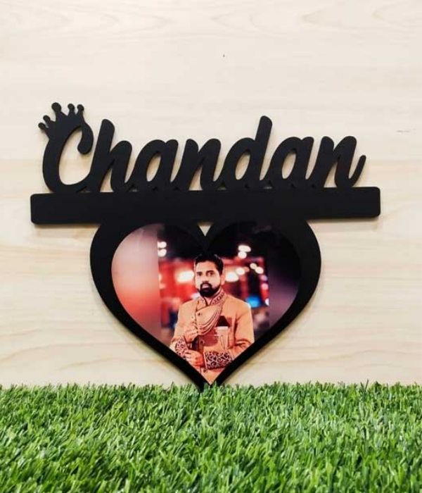 name with photo in heart