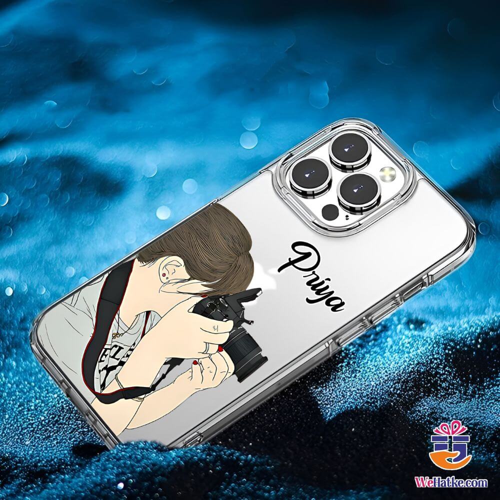 Customized Back Case For Girl Wirth Camera