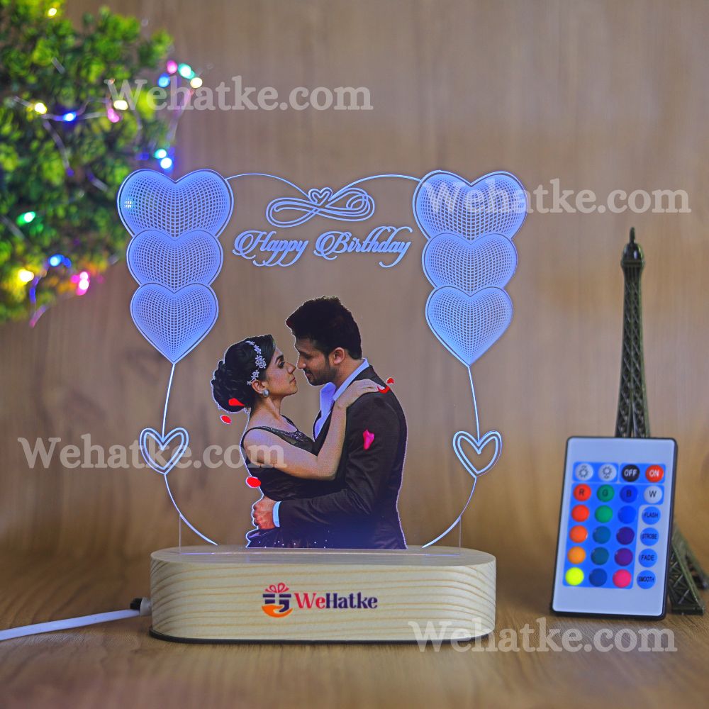 Customized Birthday / Anniversary  Gift Lamp