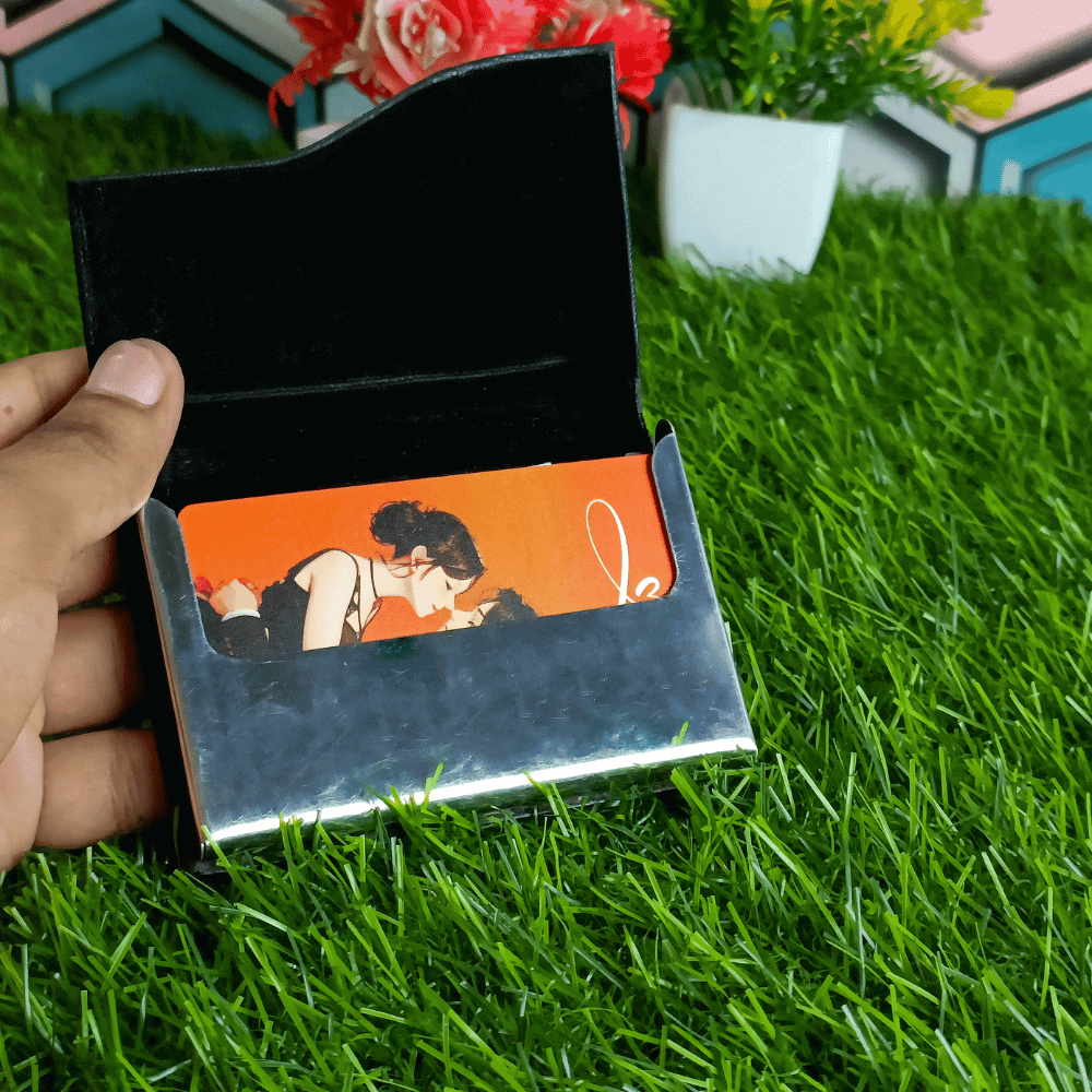 Customized Wallet Card With photo And Spotify Qr And Text