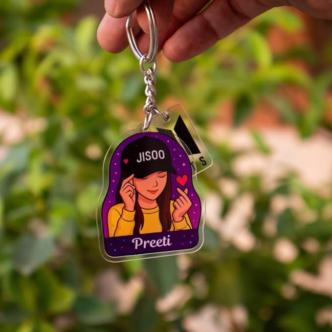 Personalized BTS Fan Keychain