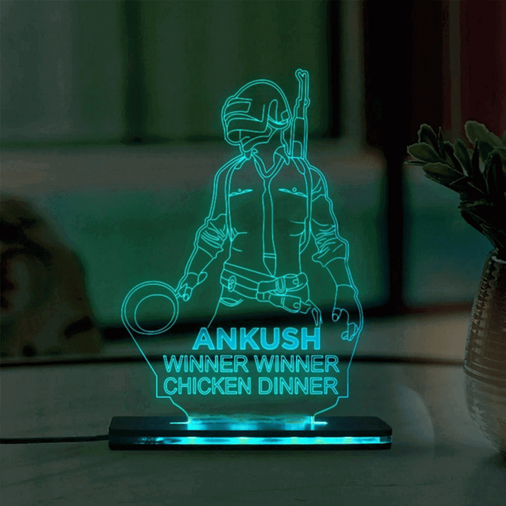 Customized Lamp For PUBG Lovers