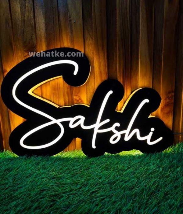 Customized LED Name Board for Wall Decor