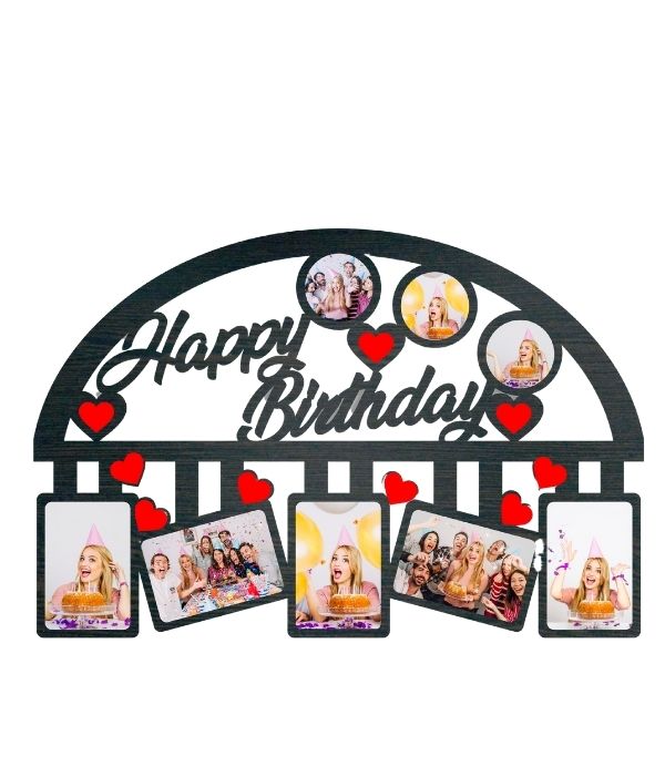 Customized Happy Birthday Wall Hanging Frame