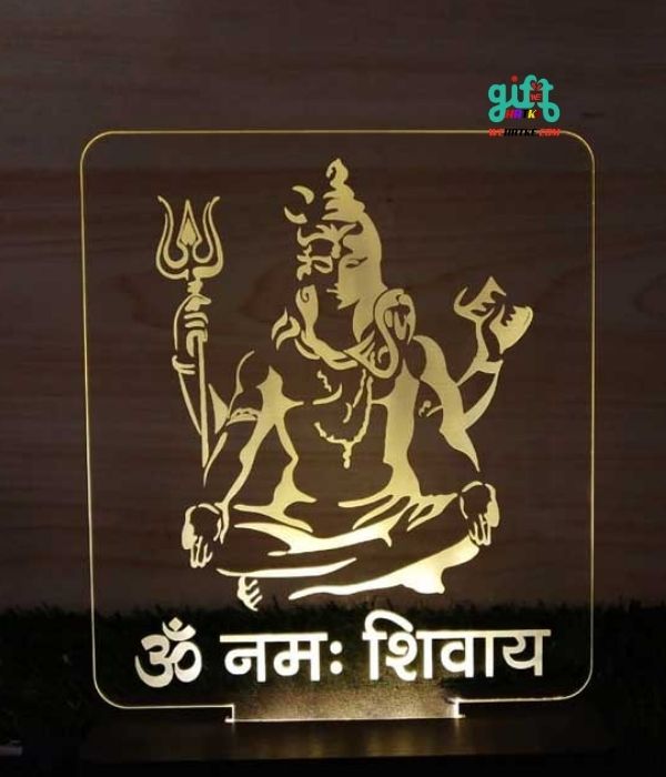 Om Namah Shivay 3D LED Illusion Lamp