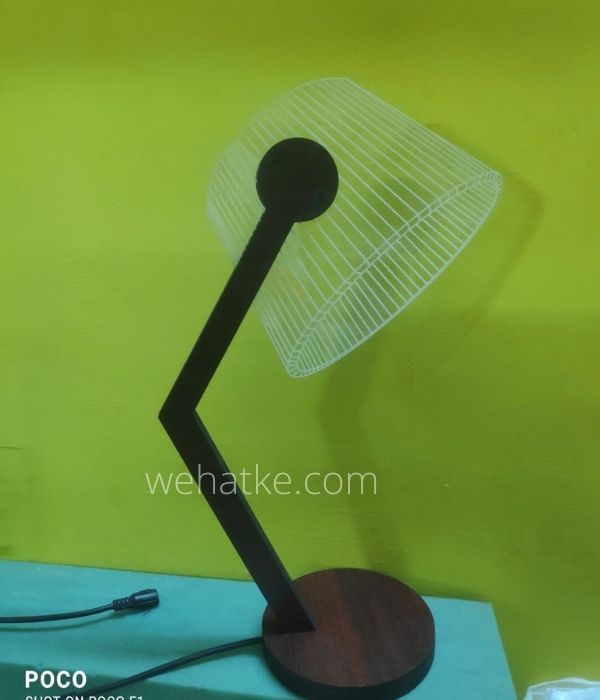 Customized hologram corporate 3d desk lamp