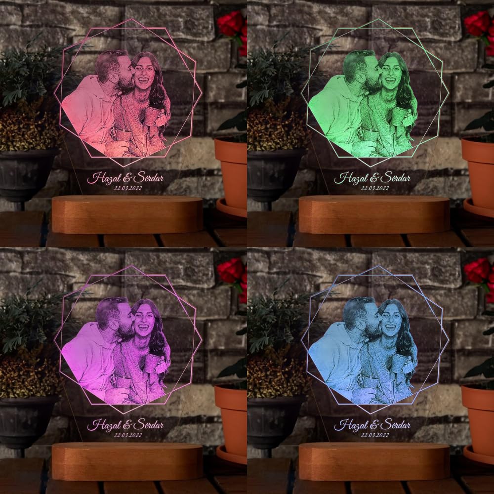 Customized Photo 3D Illusion Led Lamp