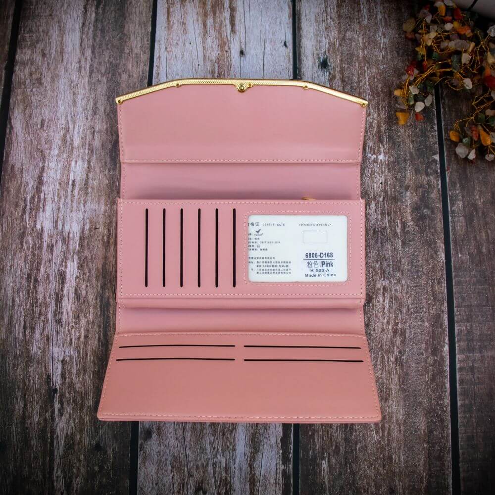 Personalized Vegan Leather Photo Wallet for Mom
