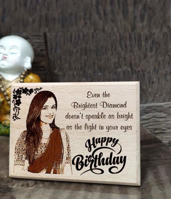 Birthday Customized unique  engraved photo frame